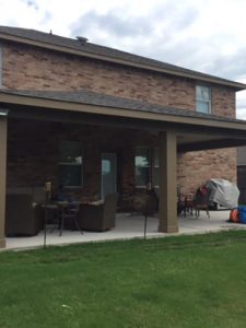 Backyard patio