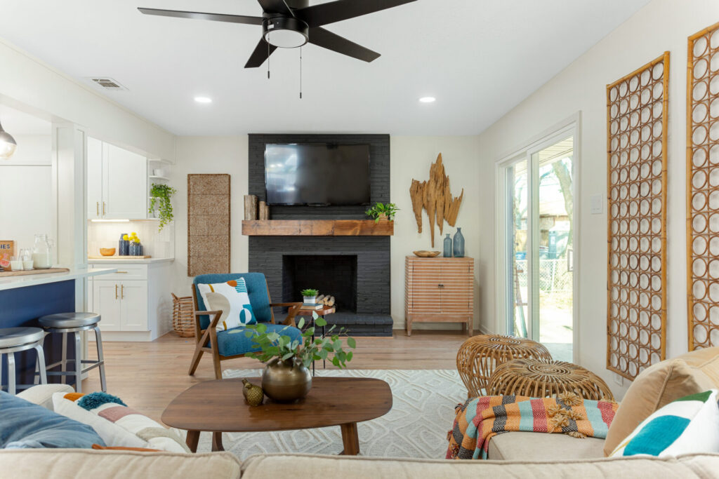 Dallas HGTV Kitchen Remodel, Living & Dining Renovations at Evander's Construction