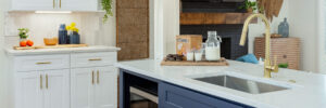 A remodeled kitchen