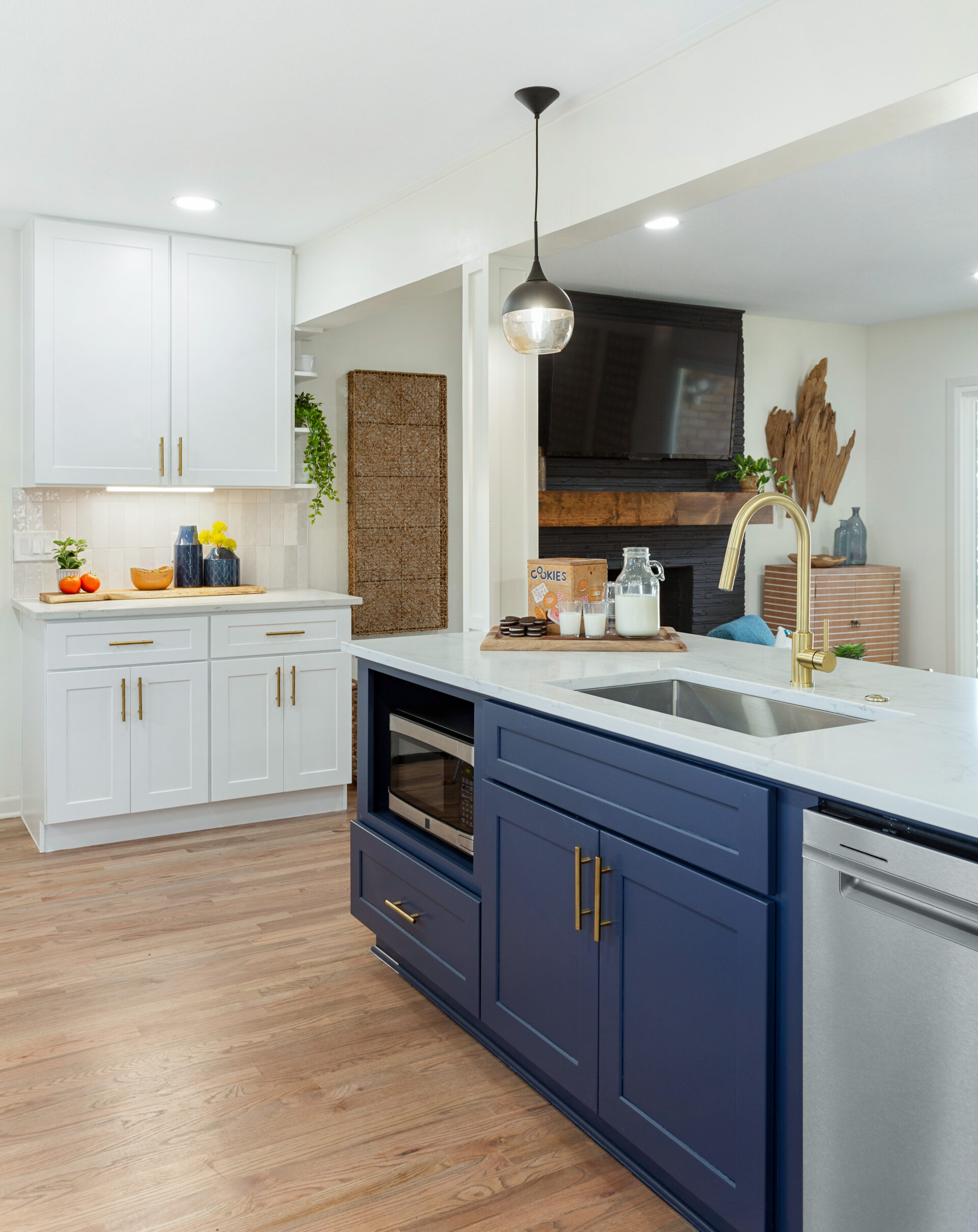 A remodeled kitchen